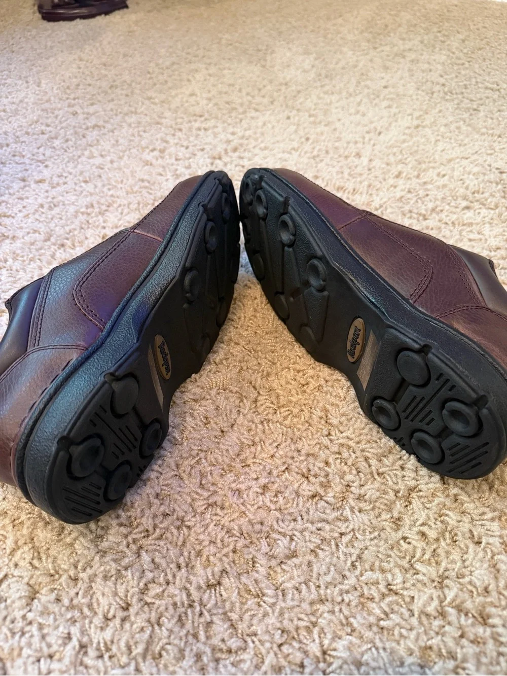 Rockport Brown Leather Lace-Up Oxfords